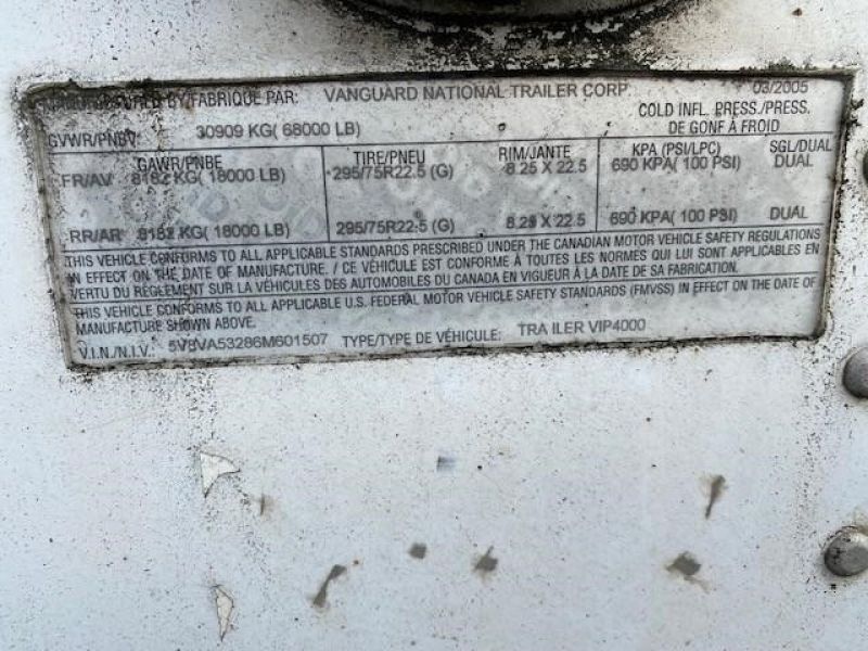 2006 VANGUARD 36' DRY VAN 7172851685