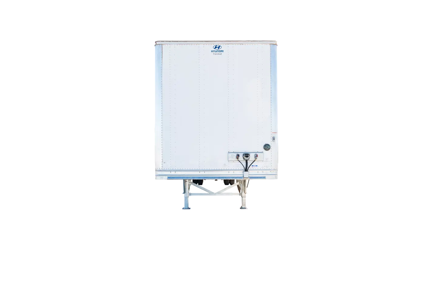 Hyundai Composite XT converter dolly with single axle shown without front unit to highlight frame design